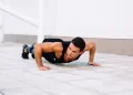 Push-ups and heart health man