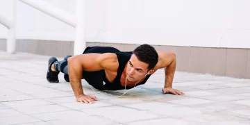 Push-ups and heart health man