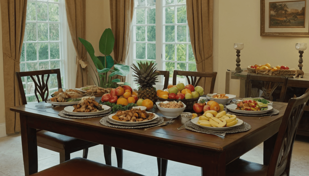 food and mental health table